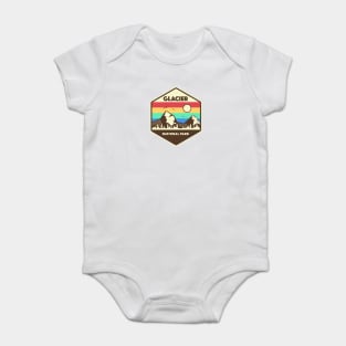 Glacier National Park Retro Baby Bodysuit